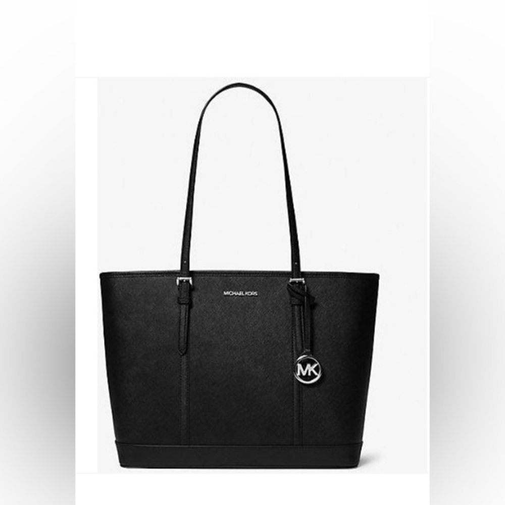 NWT Michael Kors Elegant Black Tote with Gold Hardwear